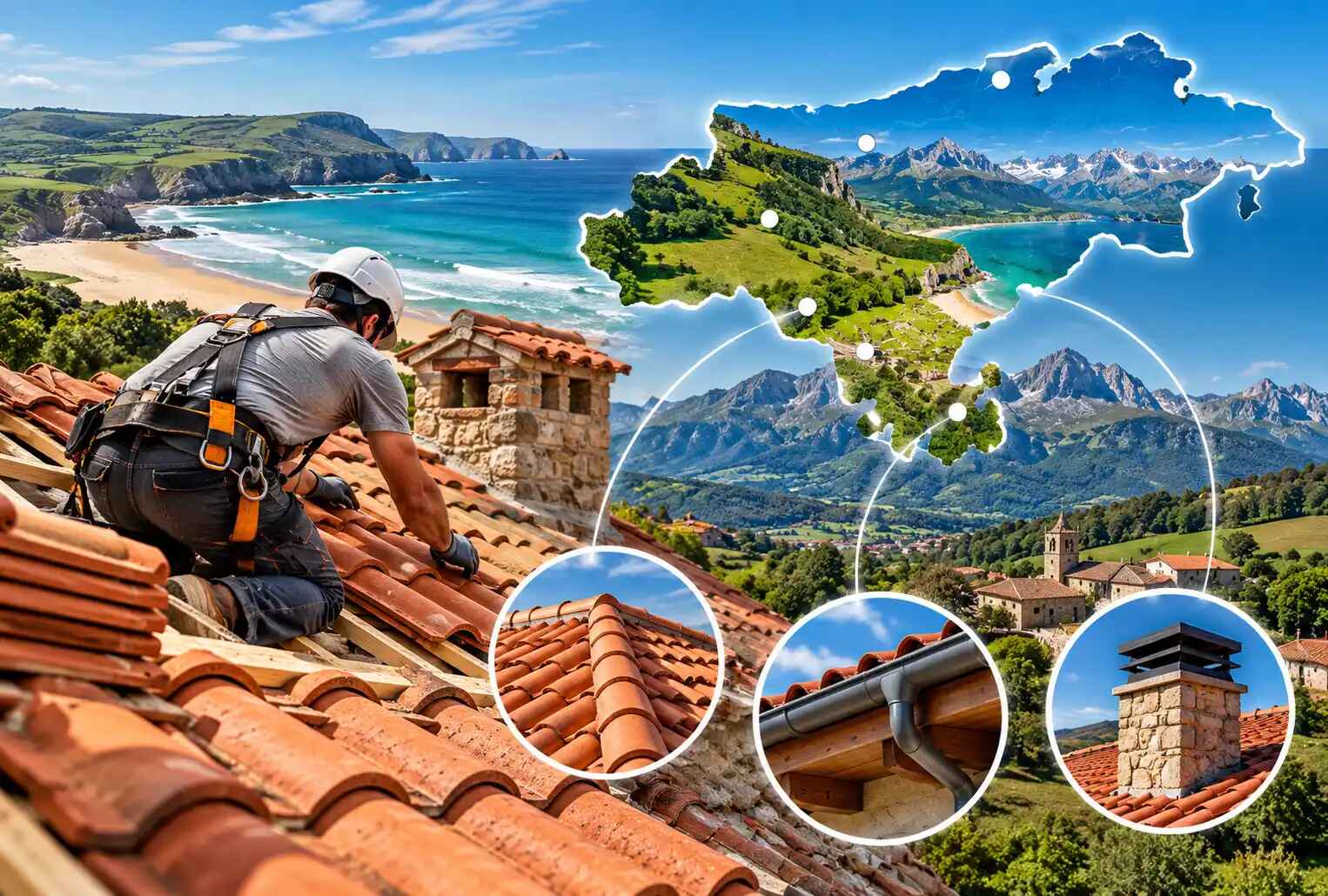 Tejados Víctor: empresa de tejados en Suances; construcción, reparación y mantenimiento de cubiertas